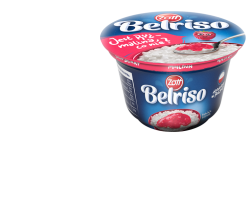 Zott Belriso Deser mleczny z ryżem i sosem malinowym 200 g