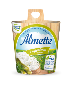 Almette z ogórkiem i ziołami Puszysty serek twarogowy 150 g