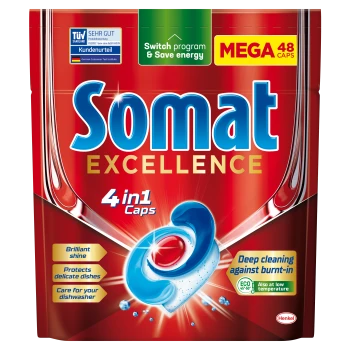Somat Excellence tabletki do zmywarki 4W1 48 szt.