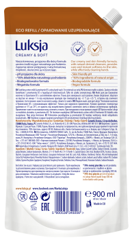 Mydło w płynie zapas  creamy&amp;soft mleczko bawełniane i prowitamina b5 900ml