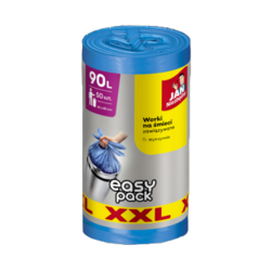 Jan Niezbędny worki na śmieci zawiązywane niebieskie 90l  (50 szt.)