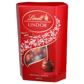 Lindt Lindor Pralinki z czekolady mlecznej z nadzieniem 200 g