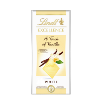 Lindt Excellence Czekolada biała z naturalnym aromatem wanilii Madagaskar 100 g