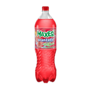 Maxer Oranżada Czerwona 2L Gazowany Zawierający 20% Soku