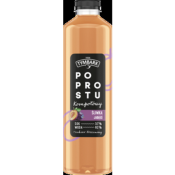 Tymbark Po Prostu Kompotowy Napój Śliwka Jabłko 1,25 L