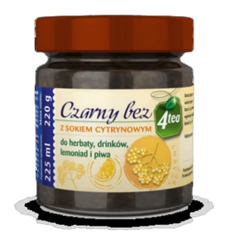 Czarny Bez Z Sokiem Cytrynowym 225 Ml 4Tea
