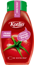 Kotlin Ketchup czosnek-bazylia 450 g