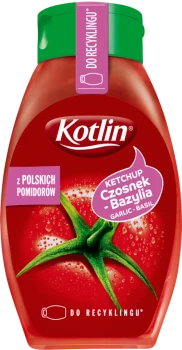 Kotlin Ketchup czosnek-bazylia 450 g
