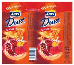Jovi Duet Meksyk Napój jogurtowy o smaku granat-acerola 350 g