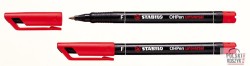 Stabilo Foliopis OHP 842/40 F czerwony