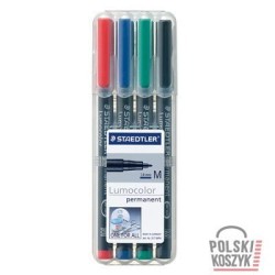 Staedtler Foliopis M317 WP4 etui 4 szt.
