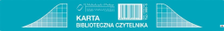 980-5 KARTA BIBLIOTECZNA CZYTELNIKA  MICHALCZYK I PROKOP