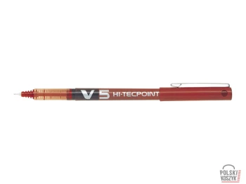 Cienkopis PILOT V5 czerwony PIBX-V5R