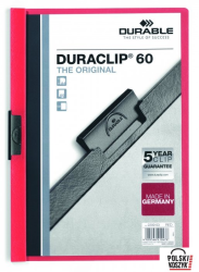 Durable Duraclip Skoroszyt Original 60 czerwony
