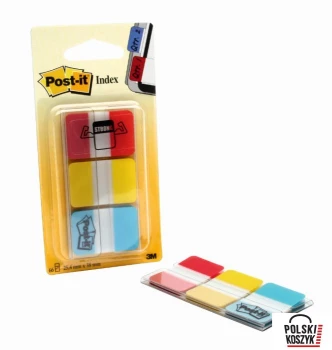 Post-It Zakładki indeksujące 686-RYB 3 kolory 25.4 x 38 mm 3M