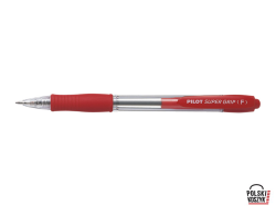 Pilot Długopis olejowy Super Grip czerwony