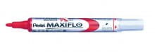 Marker suchościeralny PENTEL MAXIFLO(z tłoczkiem) Czerwony