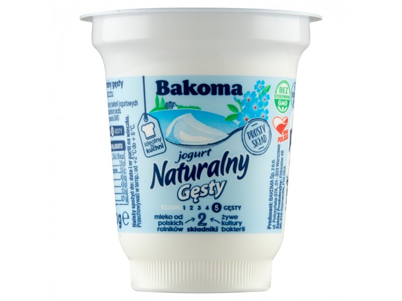 Bakoma Jogurt naturalny gêsty 150 g