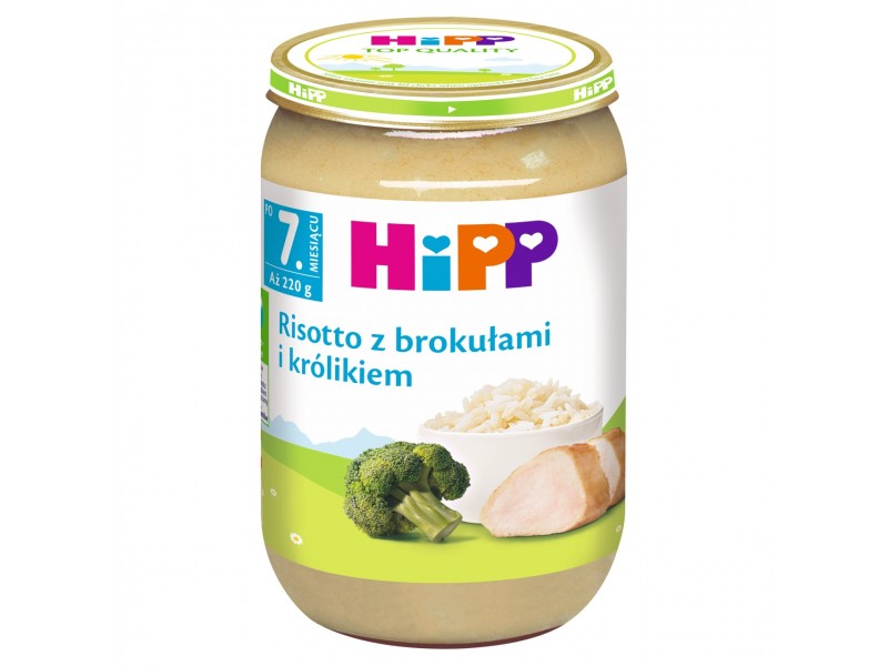 HiPP Risotto z broku³ami i królikiem po 7 miesi±cu 220 g