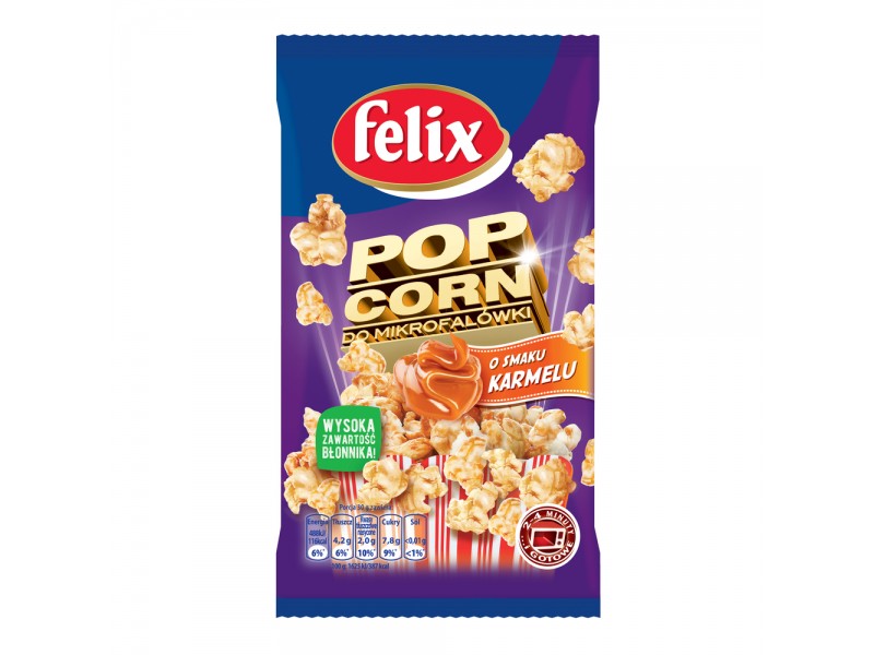 Felix Popcorn do mikrofalówki karmelowy 90 g