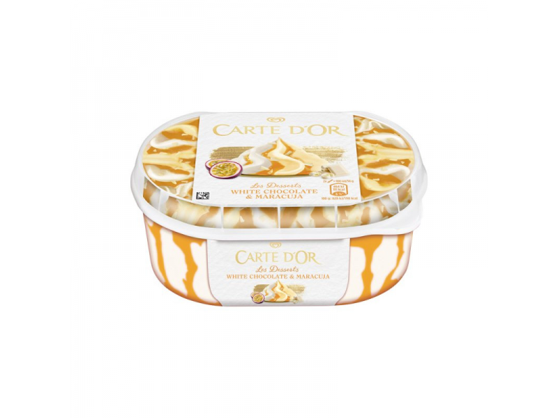 Carte D'Or Les Desserts White Chocolate and Maracuja Lody 900 ml