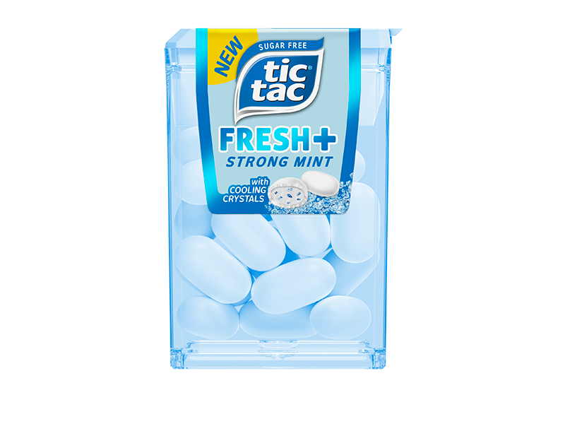 Tic Tac Fresh+ Strong Mint Dra¿etki 11,9 g