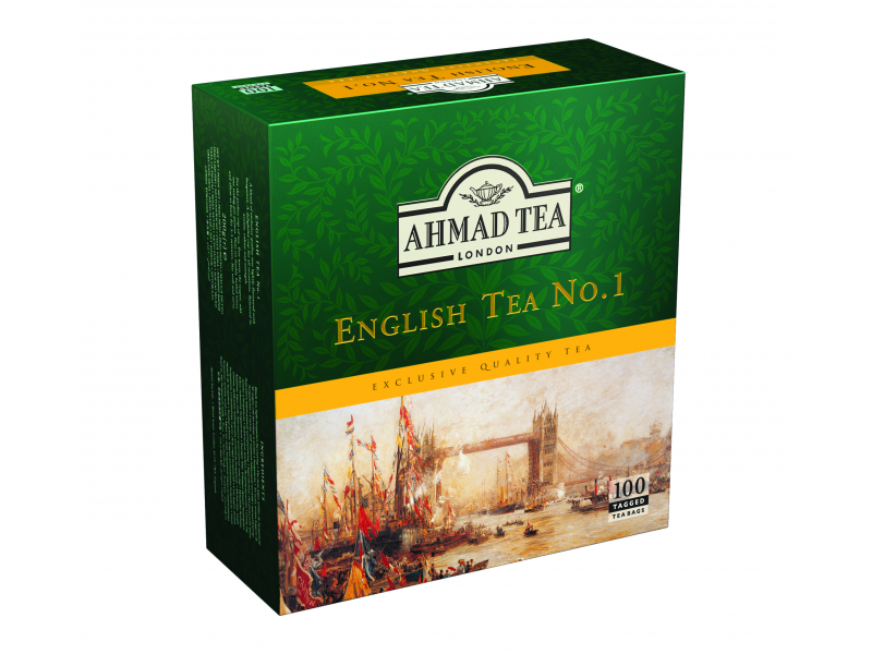 Ahmad Tea English No.1 Herbata Expresowa 100 saszetek 200 g