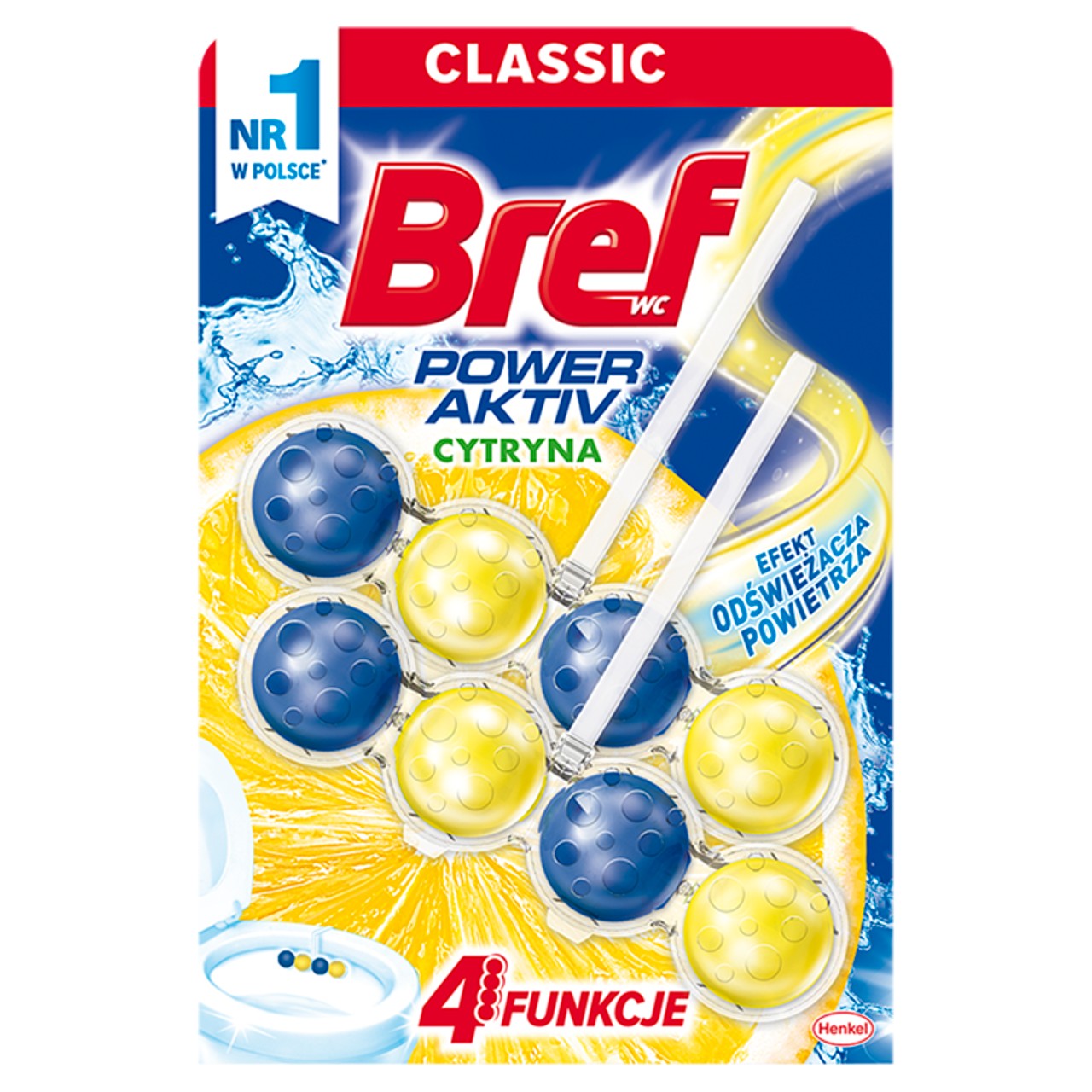 Bref Wc Power Activ Lemon 2 X 50 G 